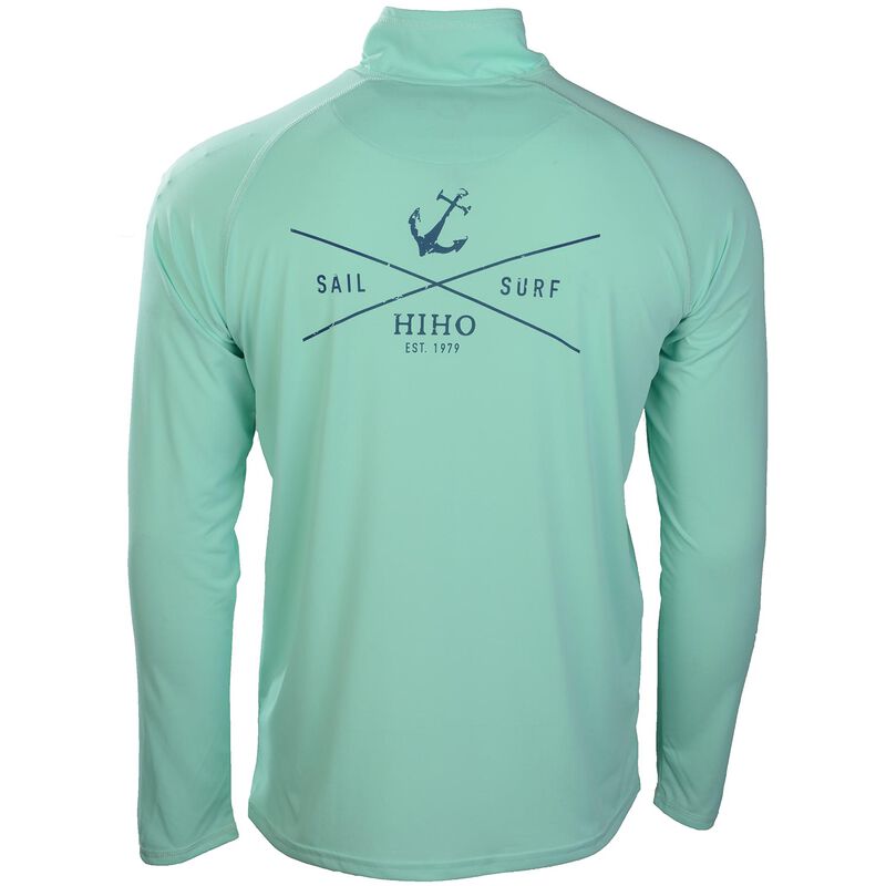 HIHO Men's Suntek Eli Anchor Hooded Shirt | West Marine