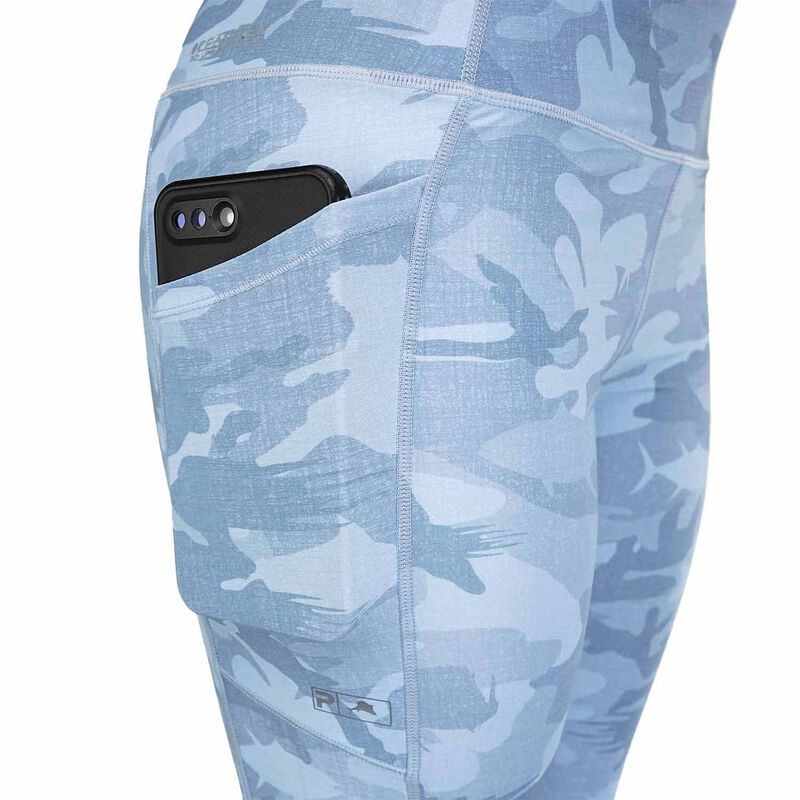 leggings Under Armour Armour Mesh Panel - Sonar Blue/Glacier Blue - women´s  