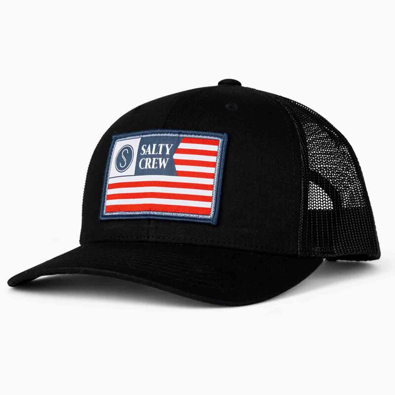 SALTY CREW Freedom Flag Retro Trucker Hat