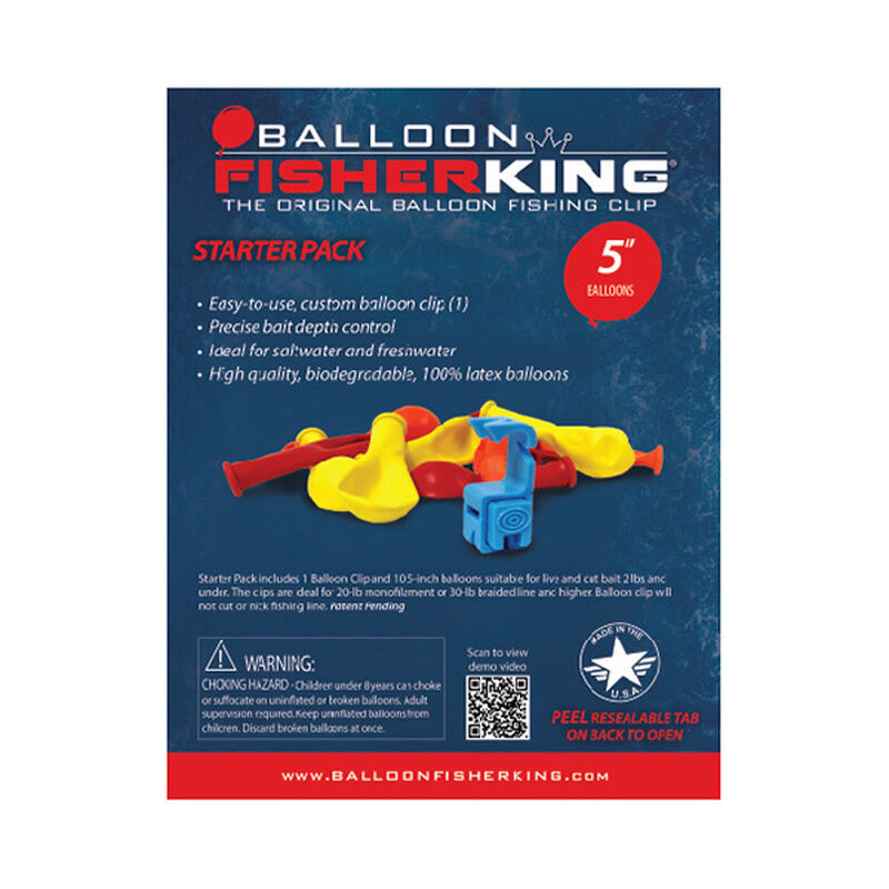 BALLOON FISHER KING Starter Pack with Balloon Clip
