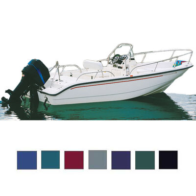 Hot Shot Teal Semi-Custom Boat Cover for A Inshore Fish O/B 16'5 - 17'4 88.
