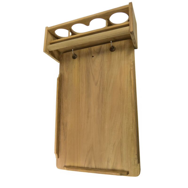 SEATEAK Teak 2-Drink Rack