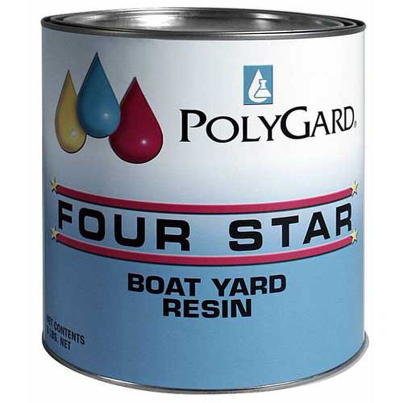 Boatyard Polyester Resin, Quart