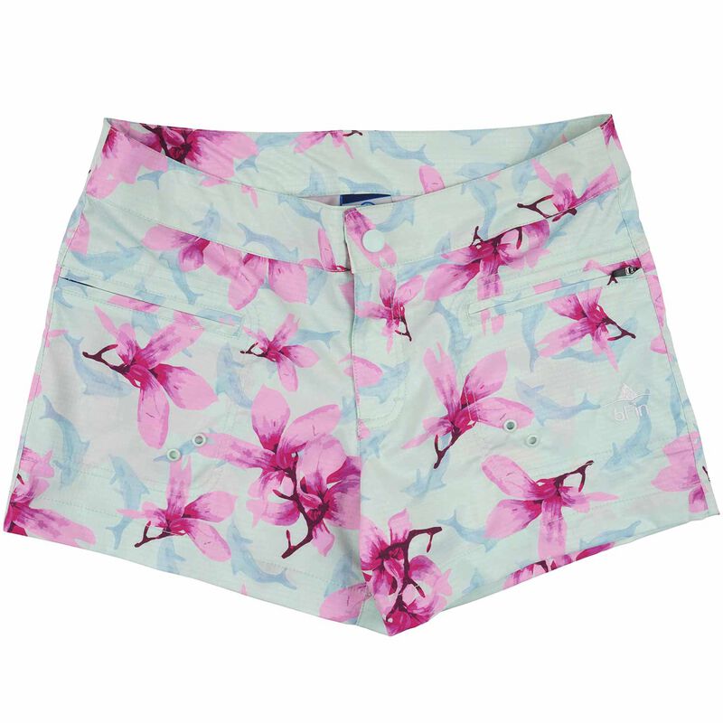 5FIN BY AFTCO Women's Dolphin Floral Shorts | West Marine