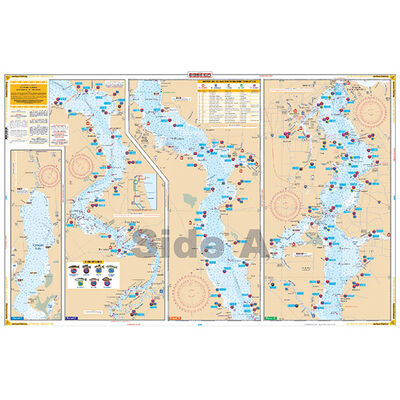 WATERPROOF CHARTS Central St. Johns River Fishing Chart