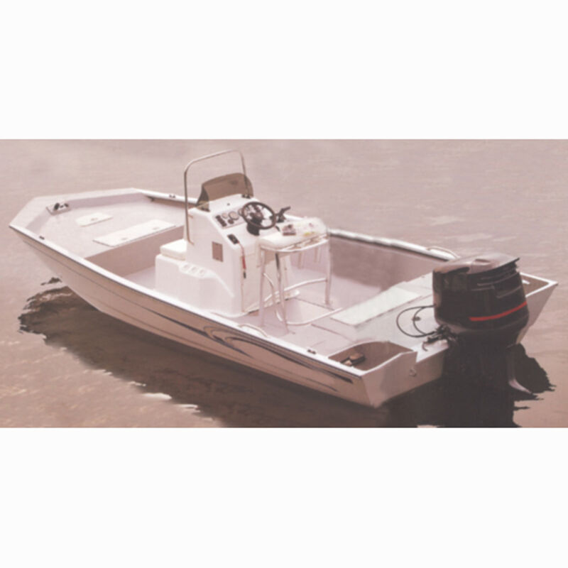 Styled-to-Fit Boat Cover for Aluminum Modified-V Jon Boats with High Center Console, O/B by Carver | Products at West Marine
