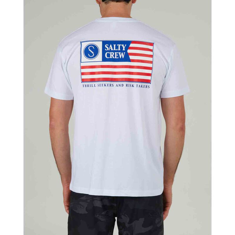 SALTY CREW Men's Freedom Flag Shirt
