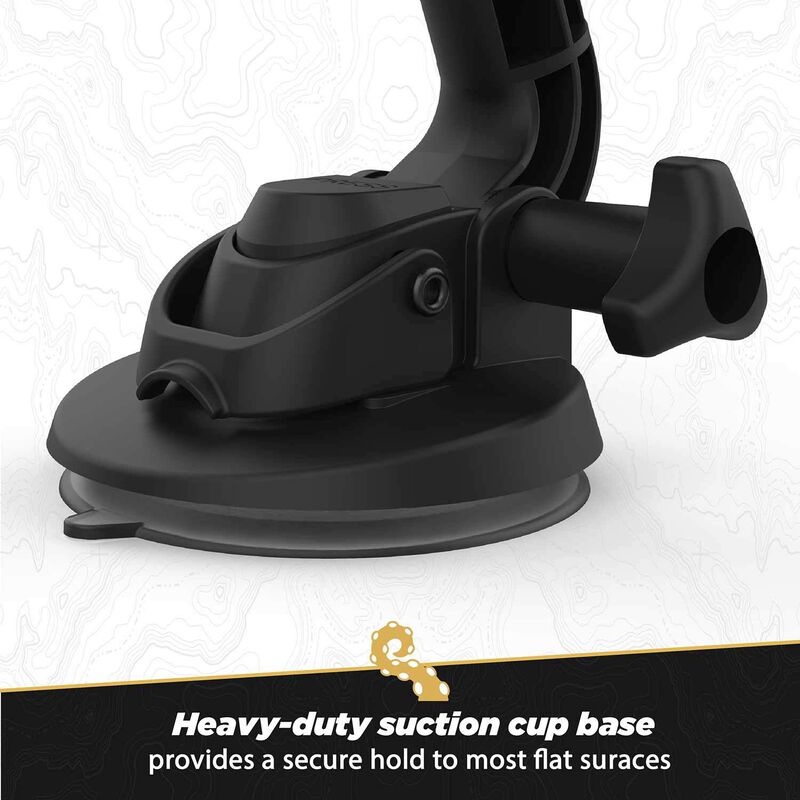 Magnetic Phone Mount with Heavy-Duty Suction-Cup Base