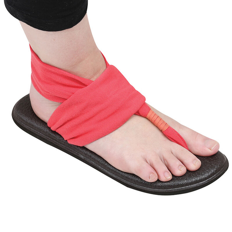 SANUK Women Yoga Sling Black & White Yoga Mat SANDAL Flip-Flop Size 7 (2)  Pairs