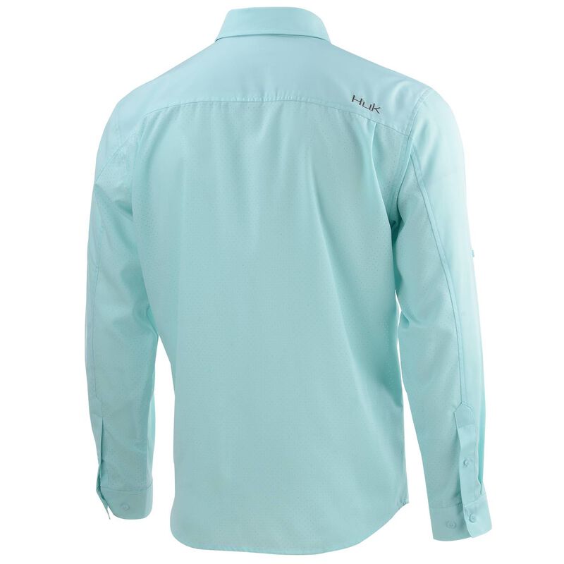 HUK Mens Tide Point Solid Long Sleeve Shirt, Button Down for Men :  : Clothing, Shoes & Accessories