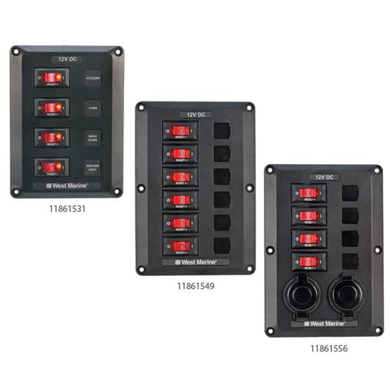 marine toggle switch panel