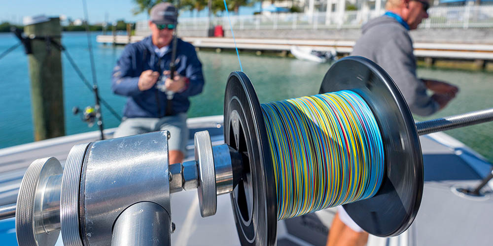 POWER PRO Spectra Braided Fishing Line, Vermillion, 300 yds.