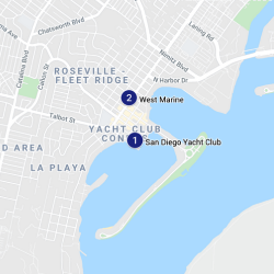 san diego yacht club slip map