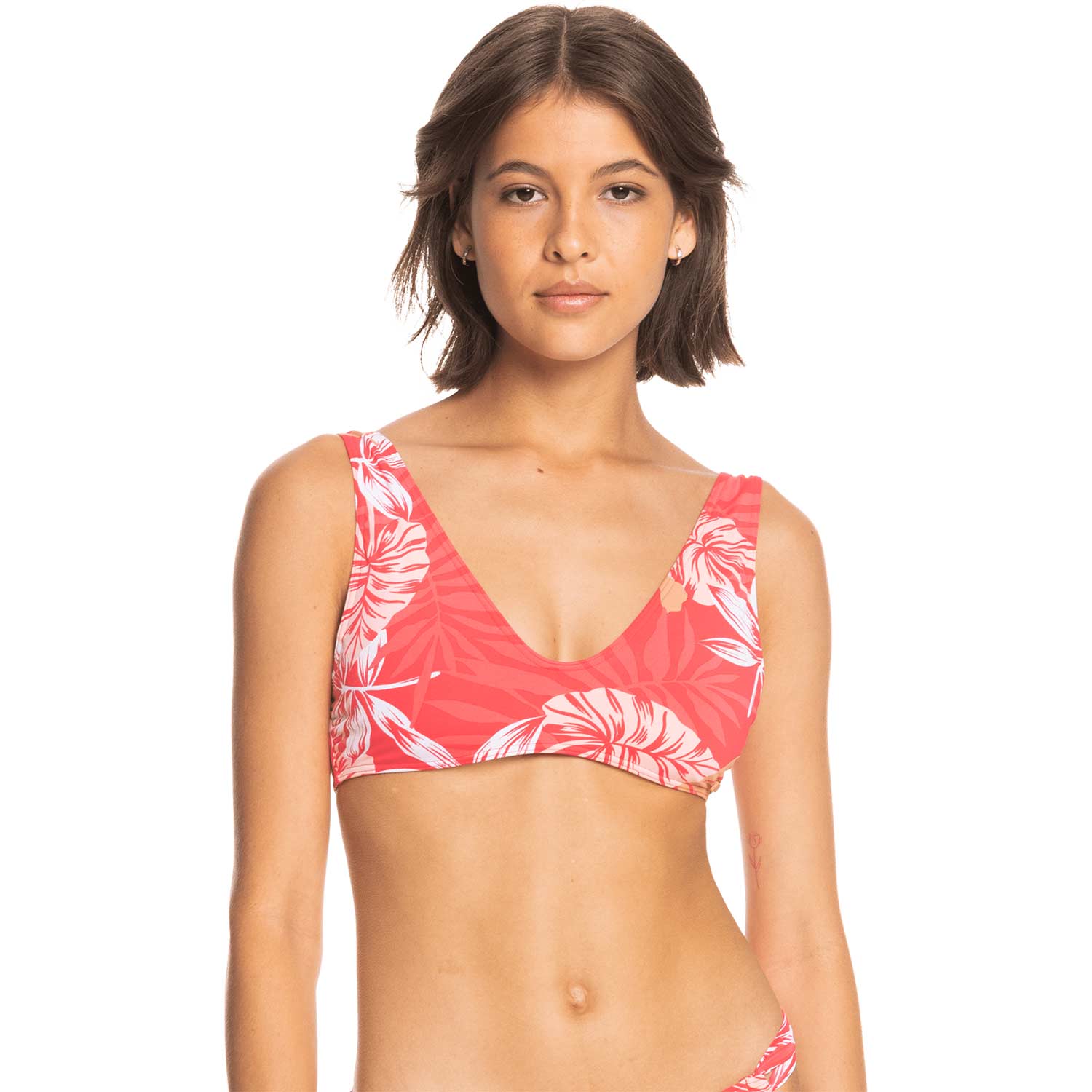 Woman bralette bikini with tropical print – MC2 Saint Barth