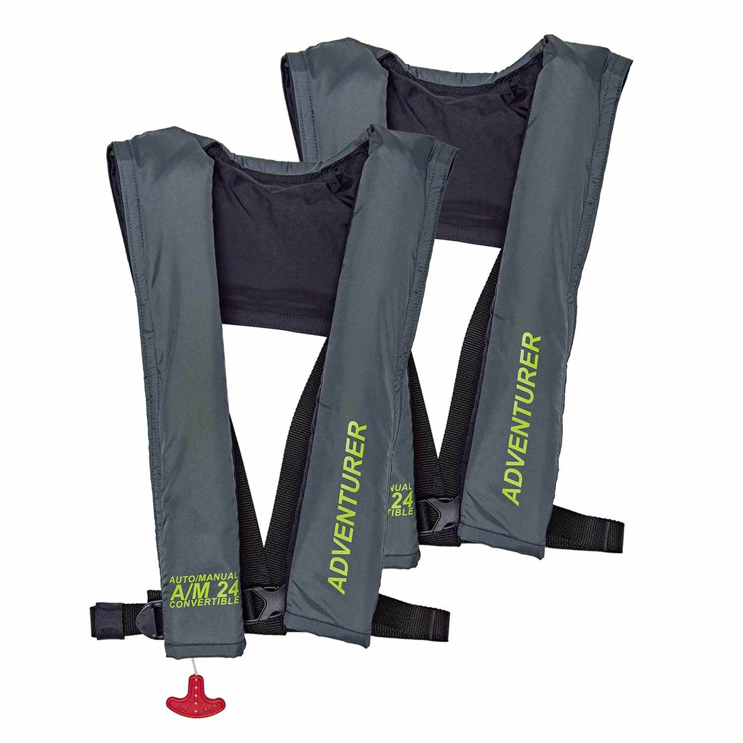 West Marine Adventurer Automatic Inflatable Life Jacket, 2-pack 