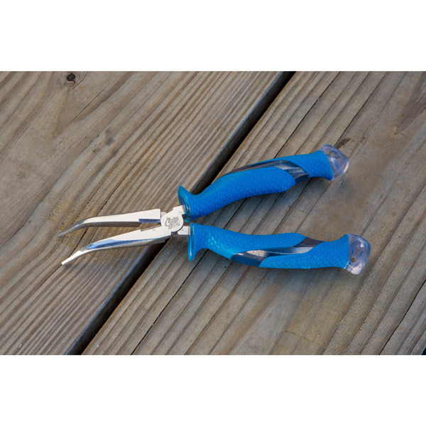 Cuda 8.5 Titanium Bonded Bent Needle Nose Pliers