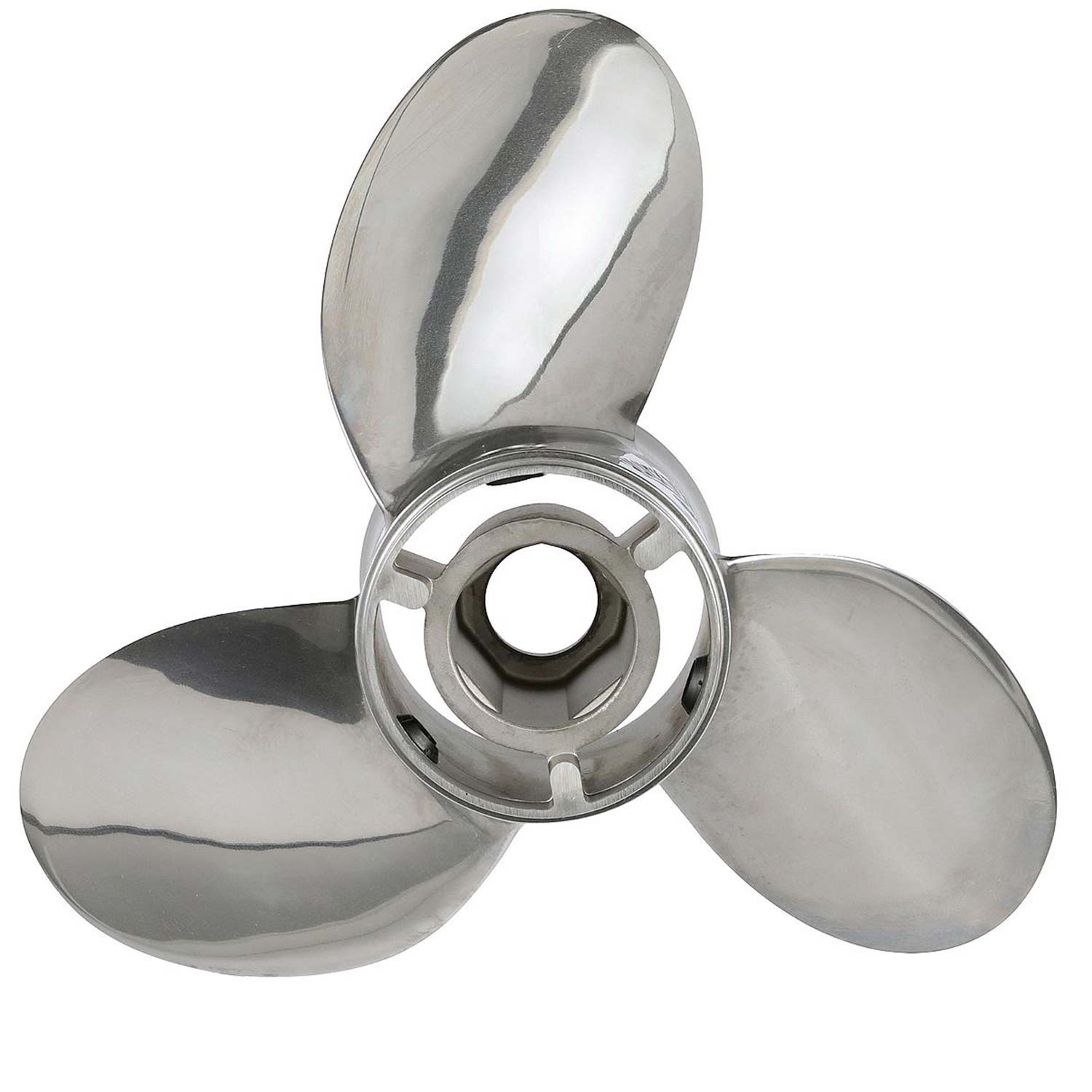 Silverado Propeller High Polished Stainless Finish, 13.1 dia x 16 pitch,  Right Hand