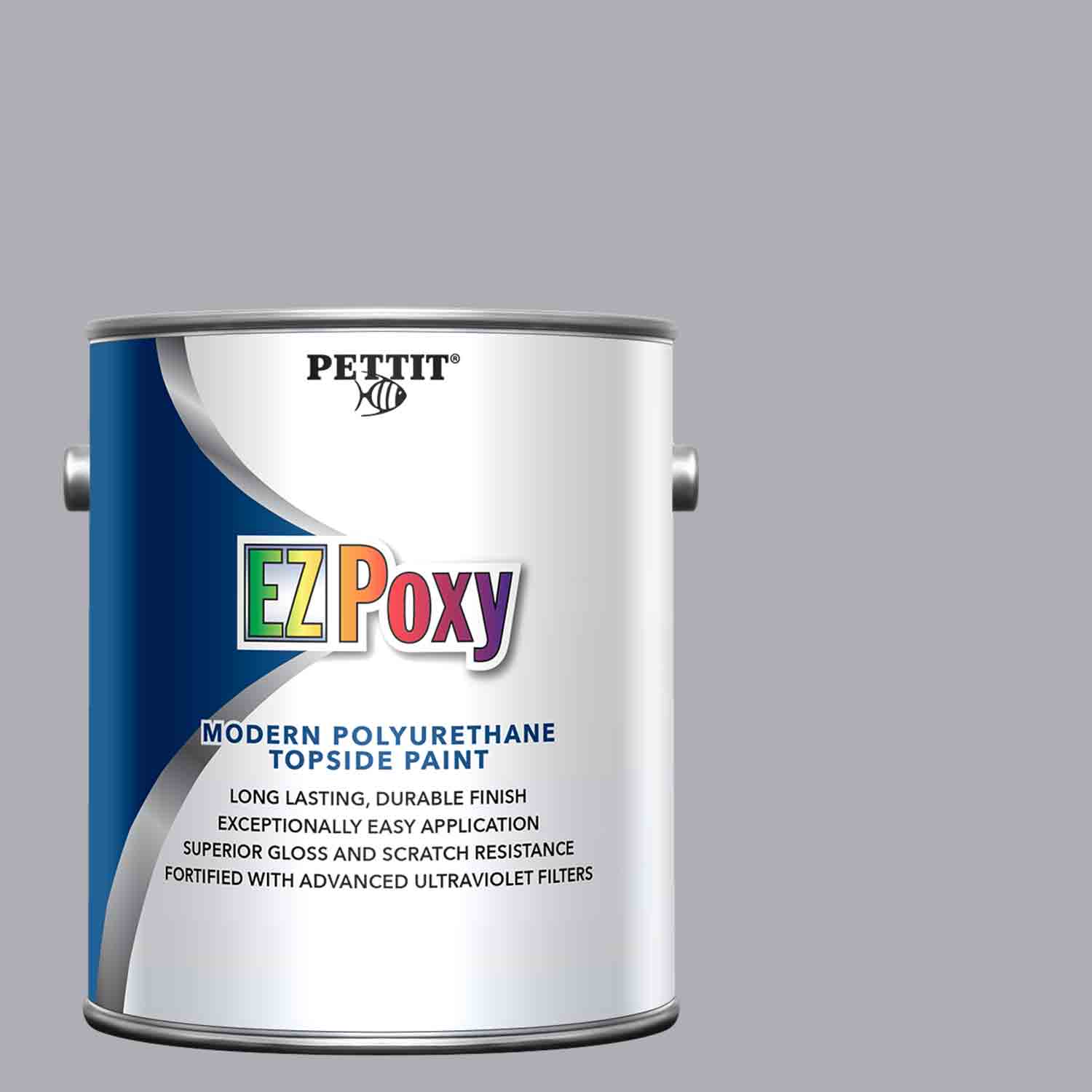 EZ-Poxy Modern Polyurethane Topside Paint, Platinum, Quart