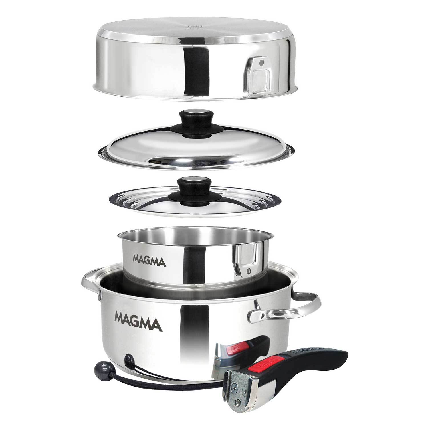 MAGMA Professional Series Gourmet Nesting 7-Piece Stainless Steel