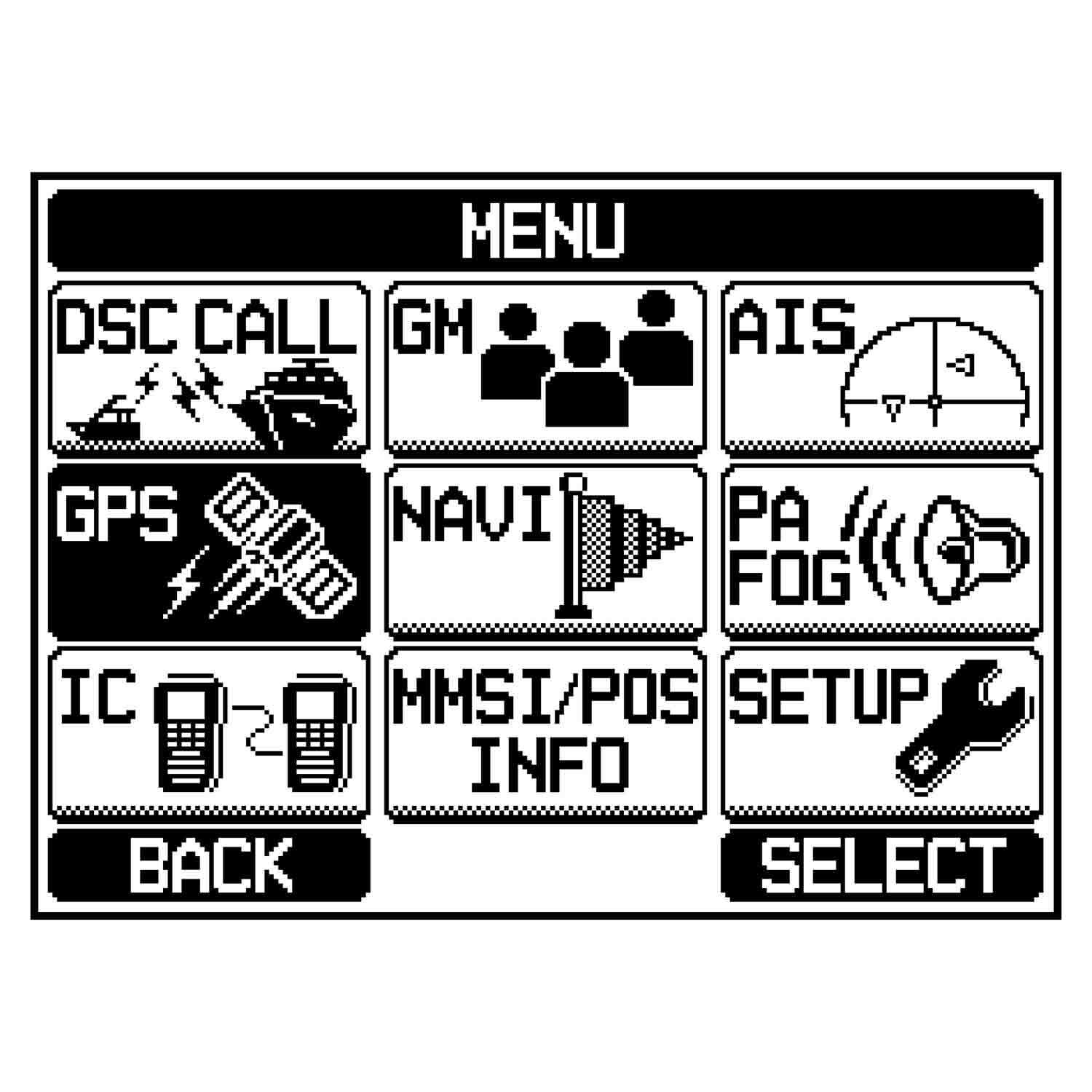 STANDARD HORIZON GX6000 Fixed Mount VHF/AIS Receiver