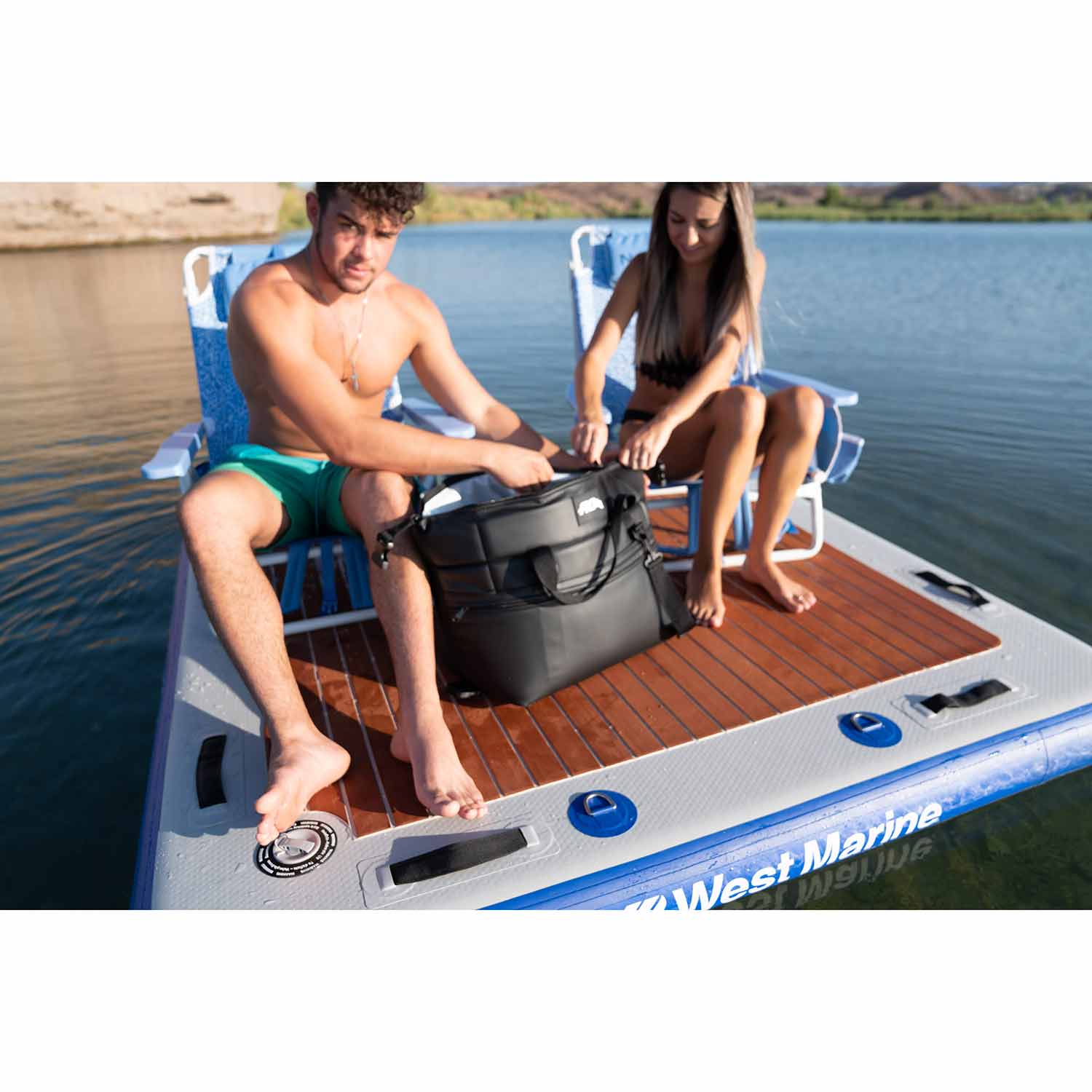 WEST MARINE 6' x 6' I-Dock Inflatable Dock