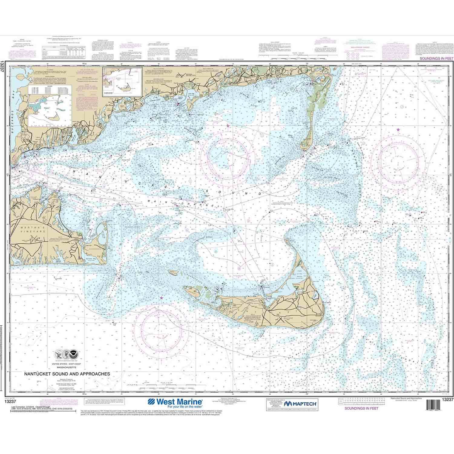 noaa-maptech-noaa-recreational-waterproof-chart-nantucket-sound-and