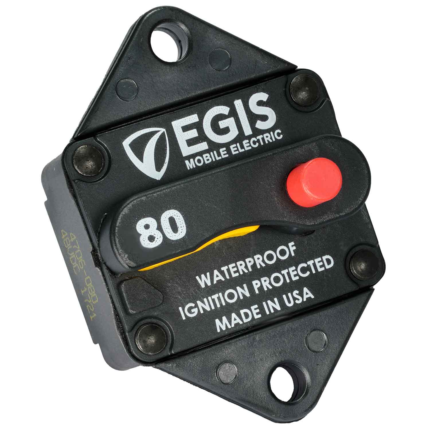 EGIS MOBILE ELECTRIC 285 Series 80A Panel Mount Circuit Breaker | West ...