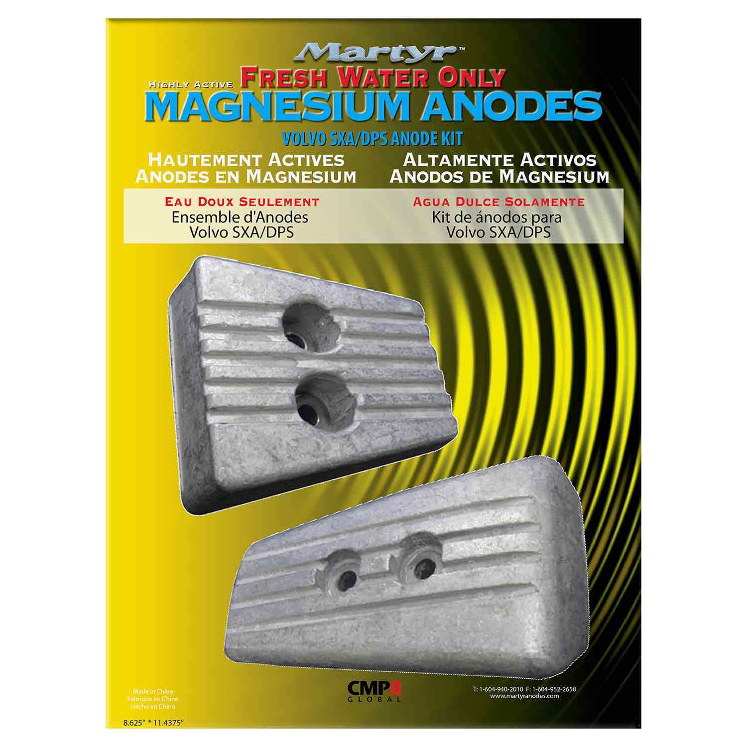 Volvo Penta™ DPS/ SX-A Drive Magnesium Anode Kit