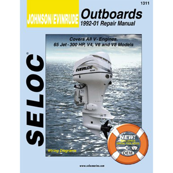 SELOC MARINE Repair Manual - Johnson/Evinrude Outboards, 1992-2001, V4 ...