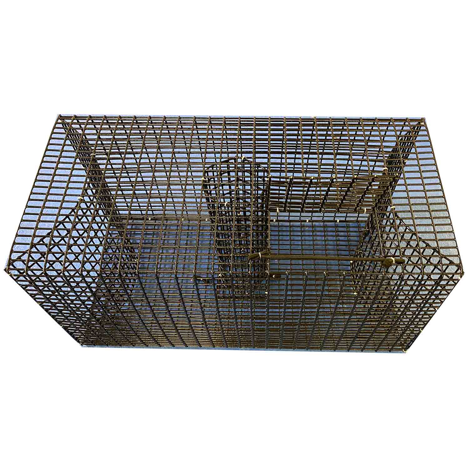 Set of 2 - Collapsible Mesh Crayfish Trap, Zipped Access and Bait