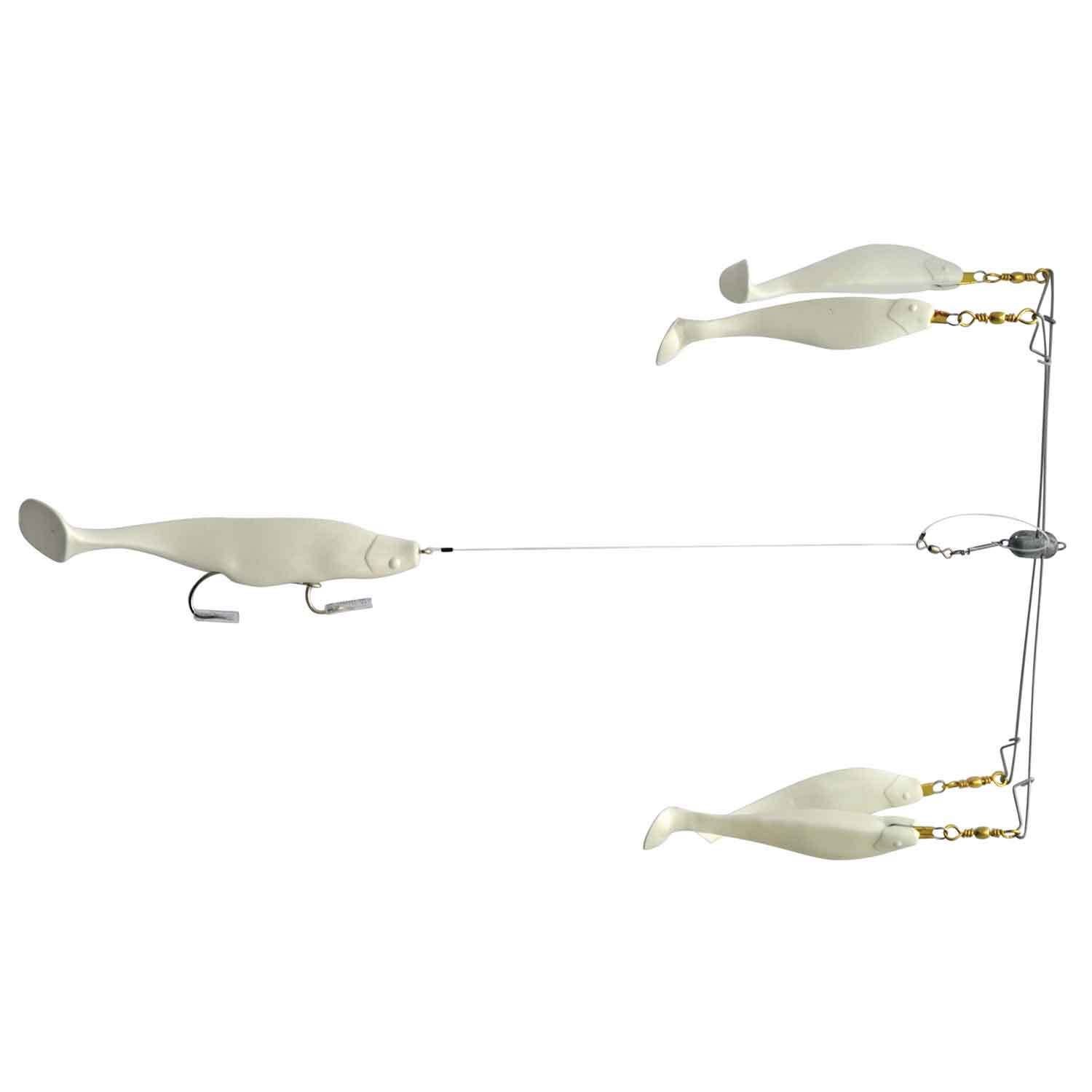 Umbrella Fishing Lure Rig, 5 Arms, Alabama Rig Head, Swimming Bait