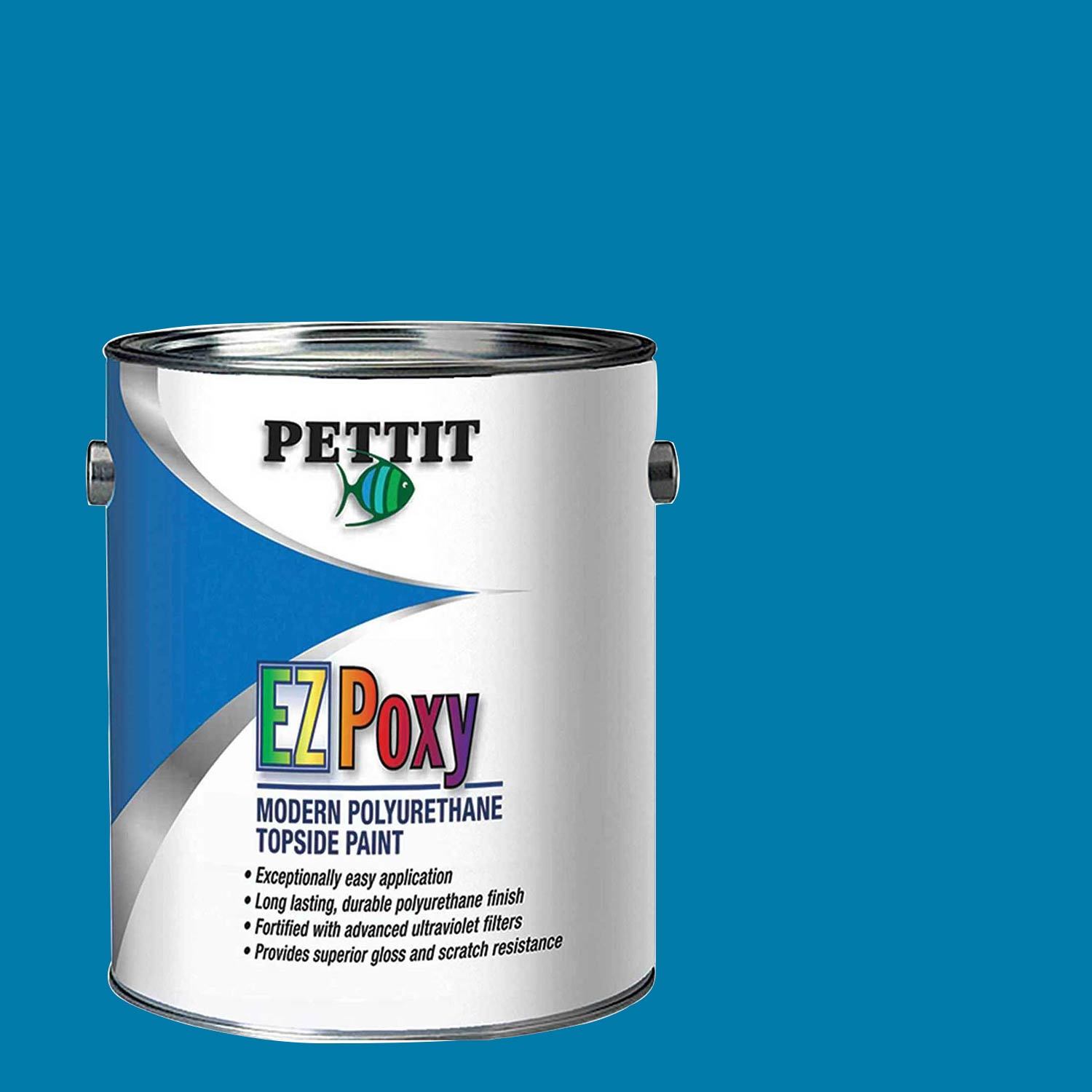 EZ-Poxy Modern Polyurethane Topside Paint, Ocean Blue, Quart