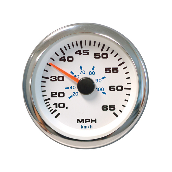 SIERRA White Premier Pro Speedometer Kit, 65 mph | West Marine