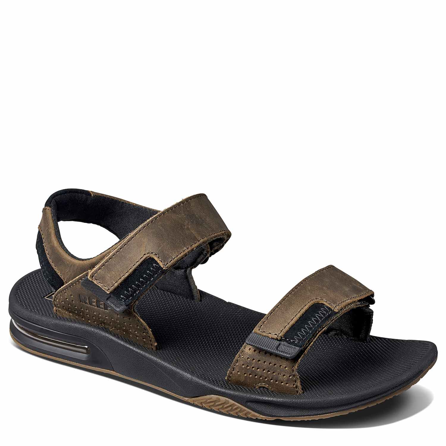 Brown best sale reef sandals