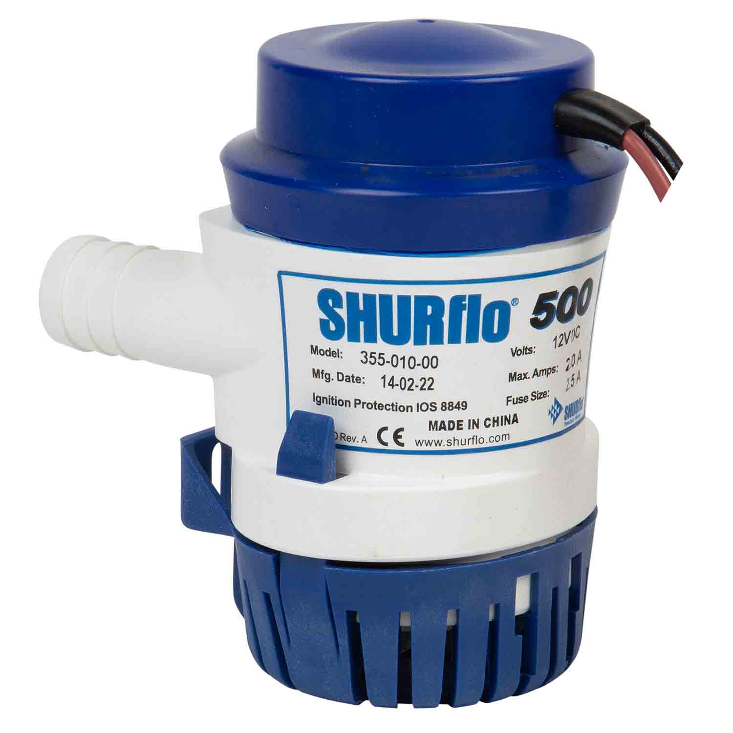 SHURFLO 500 GPH SHURflo Electric Bilge Pump West Marine