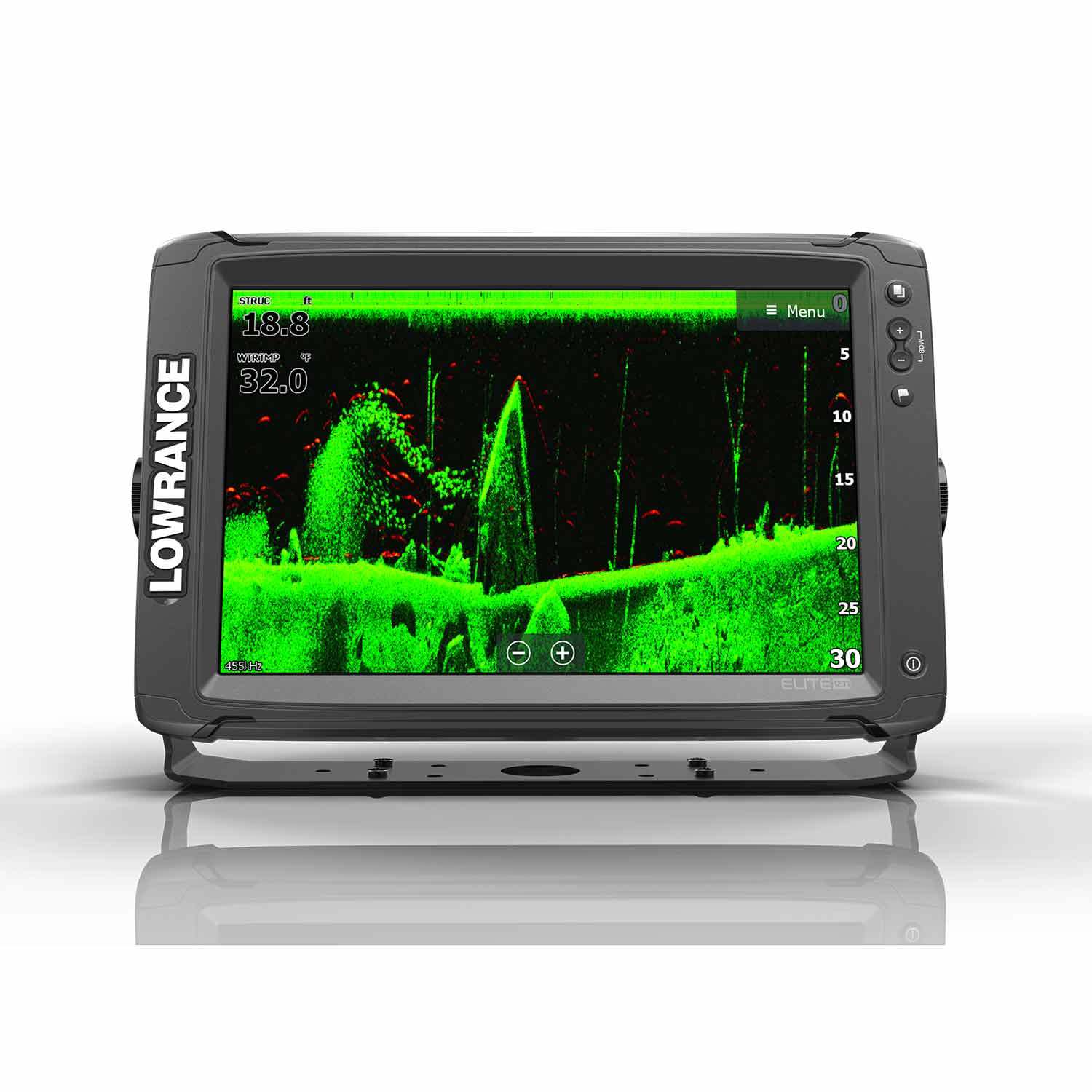 LOWRANCE Elite-12 Ti² Fishfinder/Chartplotter Combo with Active Imaging  3-in-1 Transducer and US/Can Navionics+ Charts