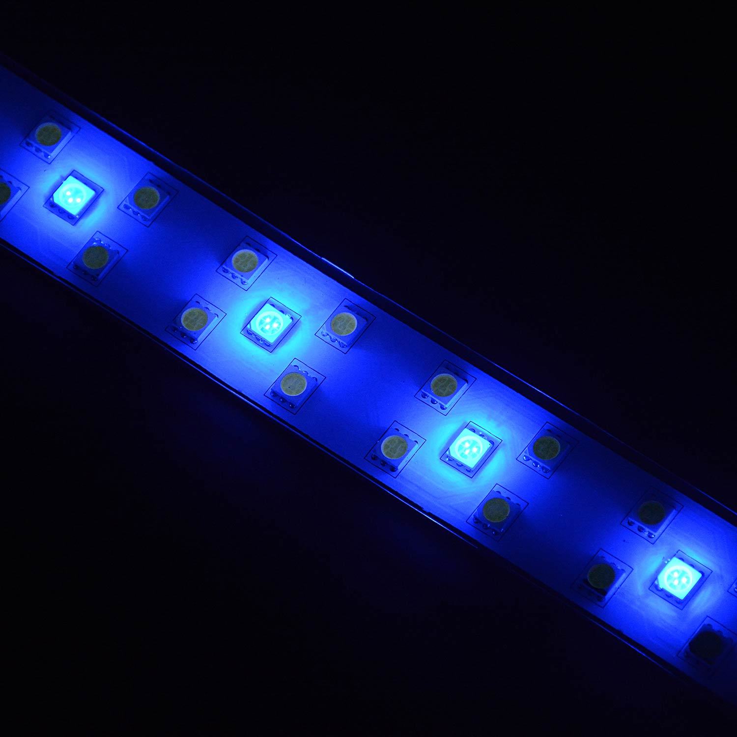 WEST MARINE 14 LED Contour Flex Light with Self Adhesive Backing, White  and Blue
