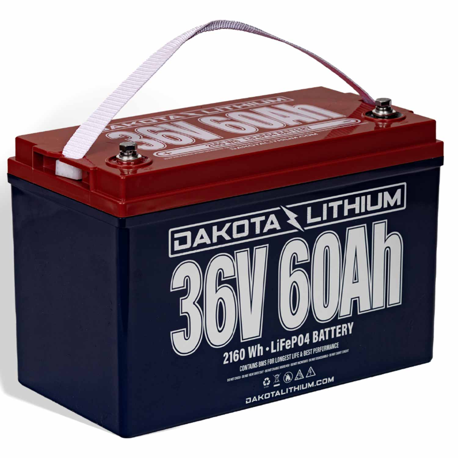 DAKOTA LITHIUM Lithium Iron Phosphate Battery, 36V, 60Ah, Group 31