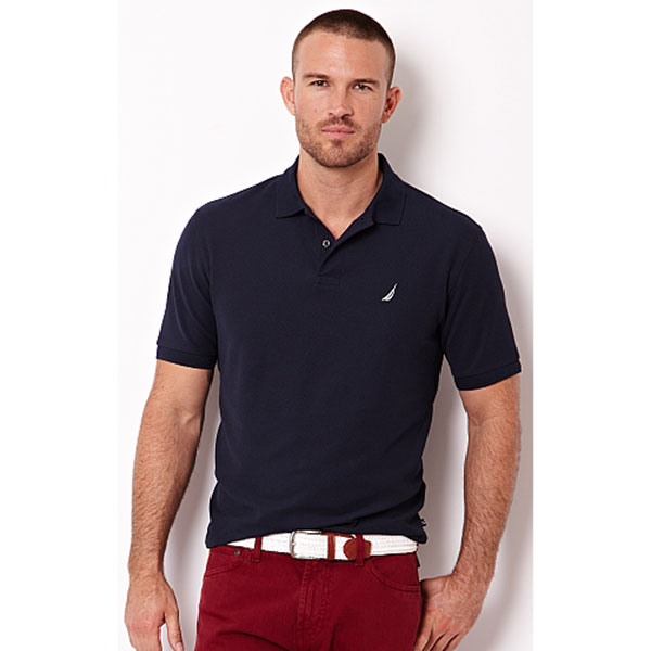 NAUTICA Men's Performance Deck Shirt Polo