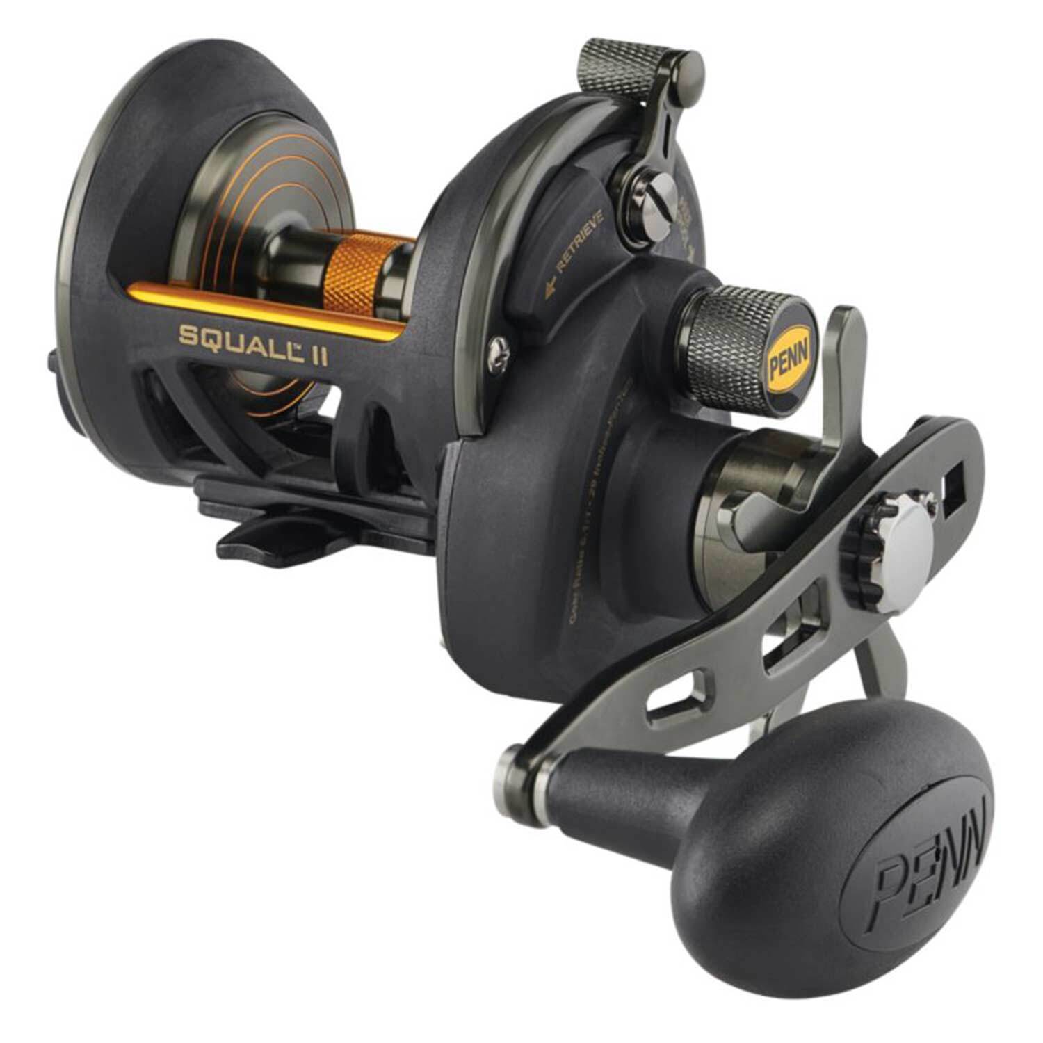 PENN Squall II 12 Star Drag Left-Hand Conventional Reel
