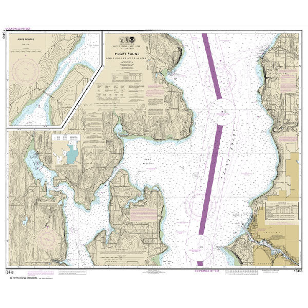 MAPTECH #18446 Puget Sound Apple Cove Point to Keyport Agate Passage ...