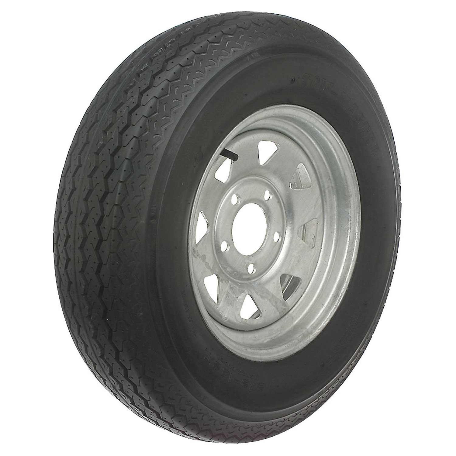 Graphics and More Thin Blue Line American Flag Tire Rim Wheel Aluminum - 1
