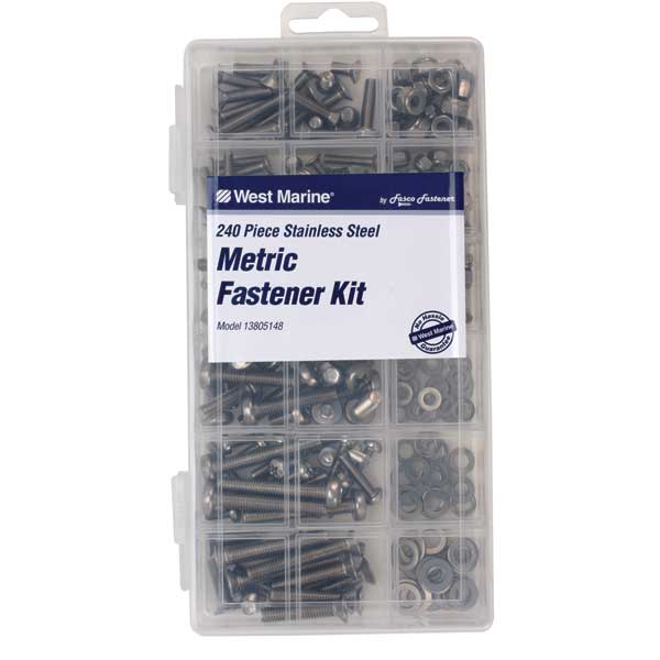 West Marine Stainless Steel Metric Fastener Kit 240 Pack West Marine 