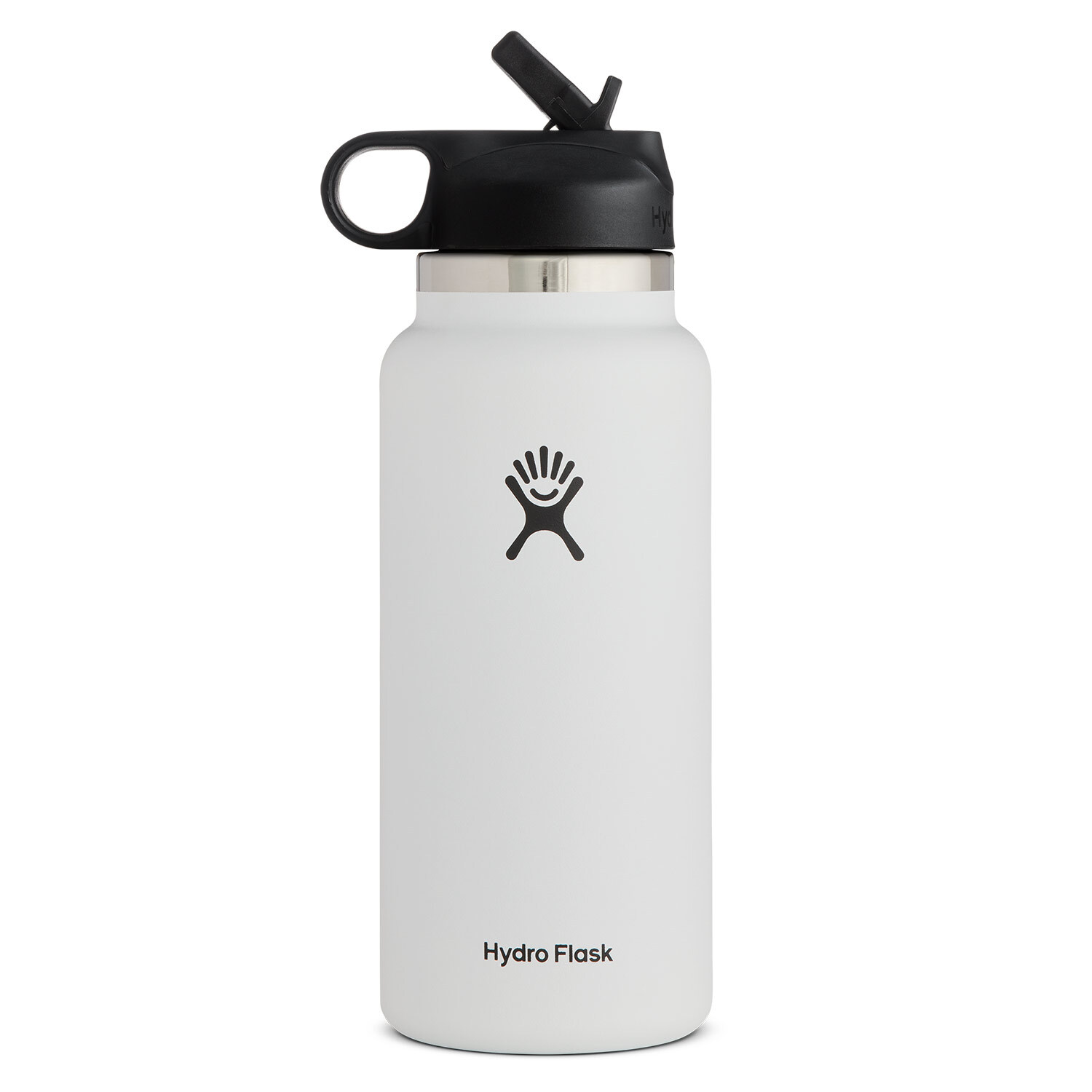 Hydro Flask 40 Oz Wide Mouth Insulated Water Bottle in White - W40BTS110