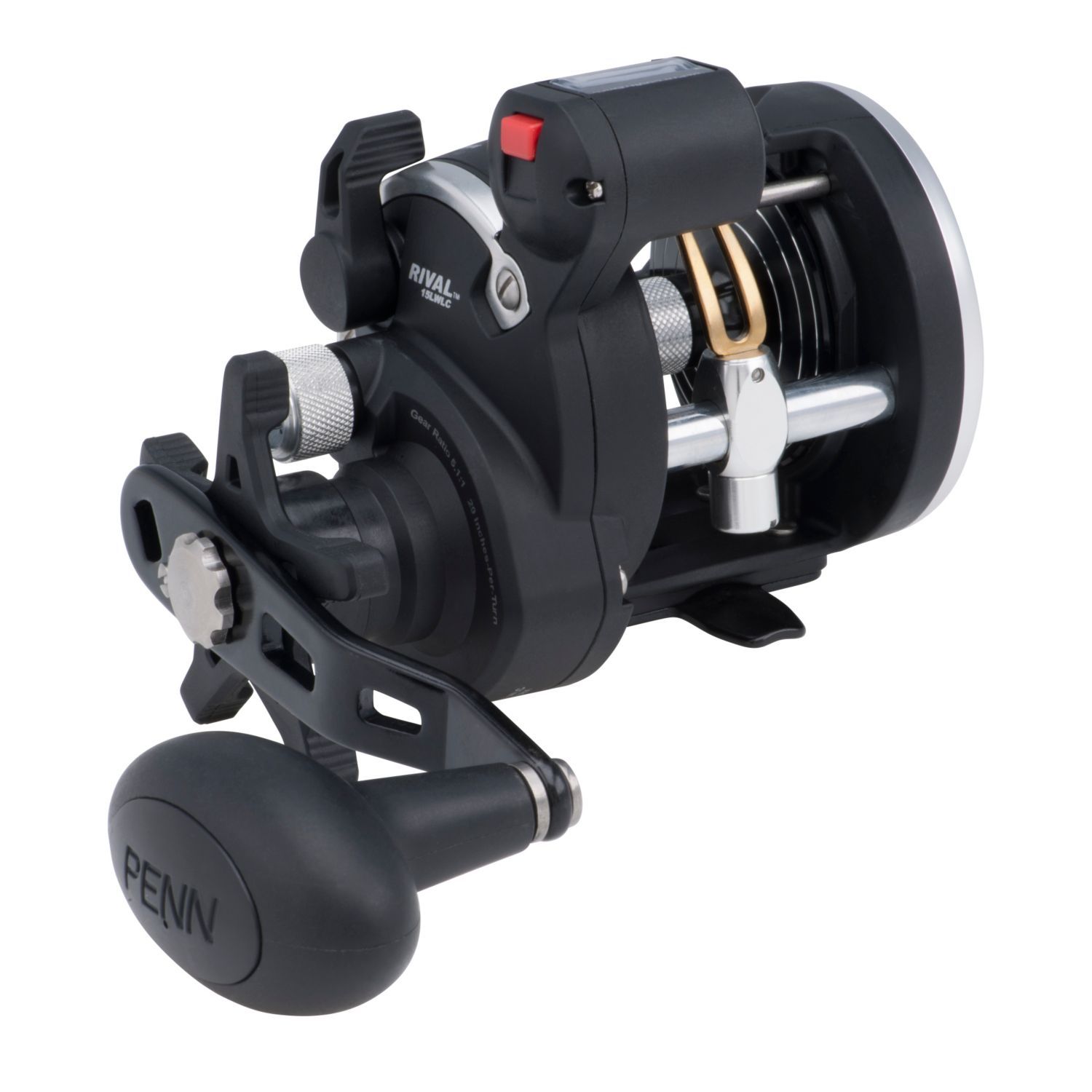 PENN Rival 15LWLC Level Wind Conventional Reel with Line Counter