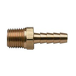 MOELLER Brass Hose Barb, 1/8" NPT X 3/8" Male Thread | West Marine