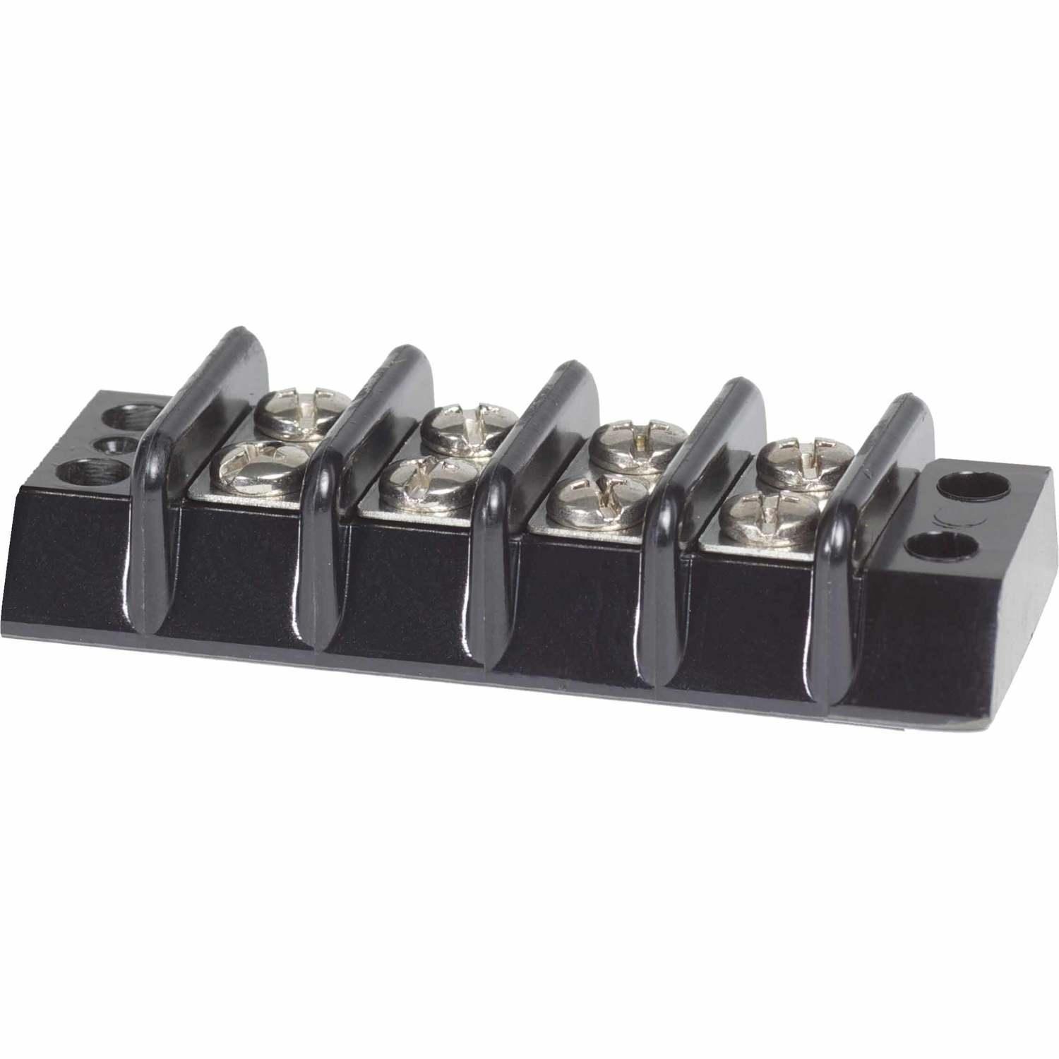 4-Circuit Terminal Block, 30A AC/DC 600V