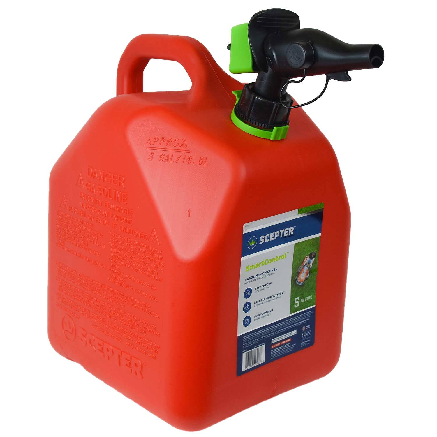 SmartControl Gas Can, 5 Gallon West Marine