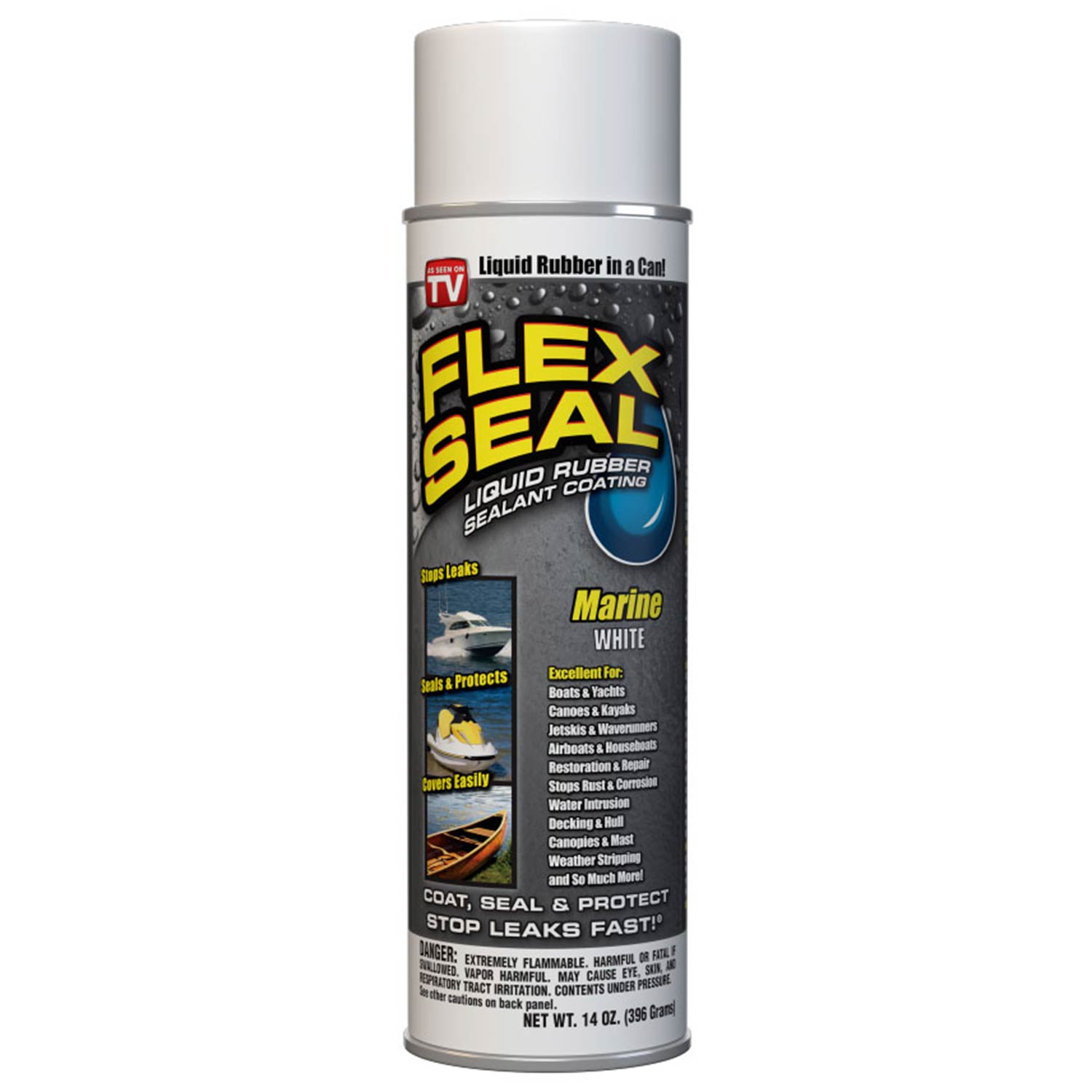 FLEX SEAL Liquid Rubber Sealant Coating, White, 14 oz. | West Marine