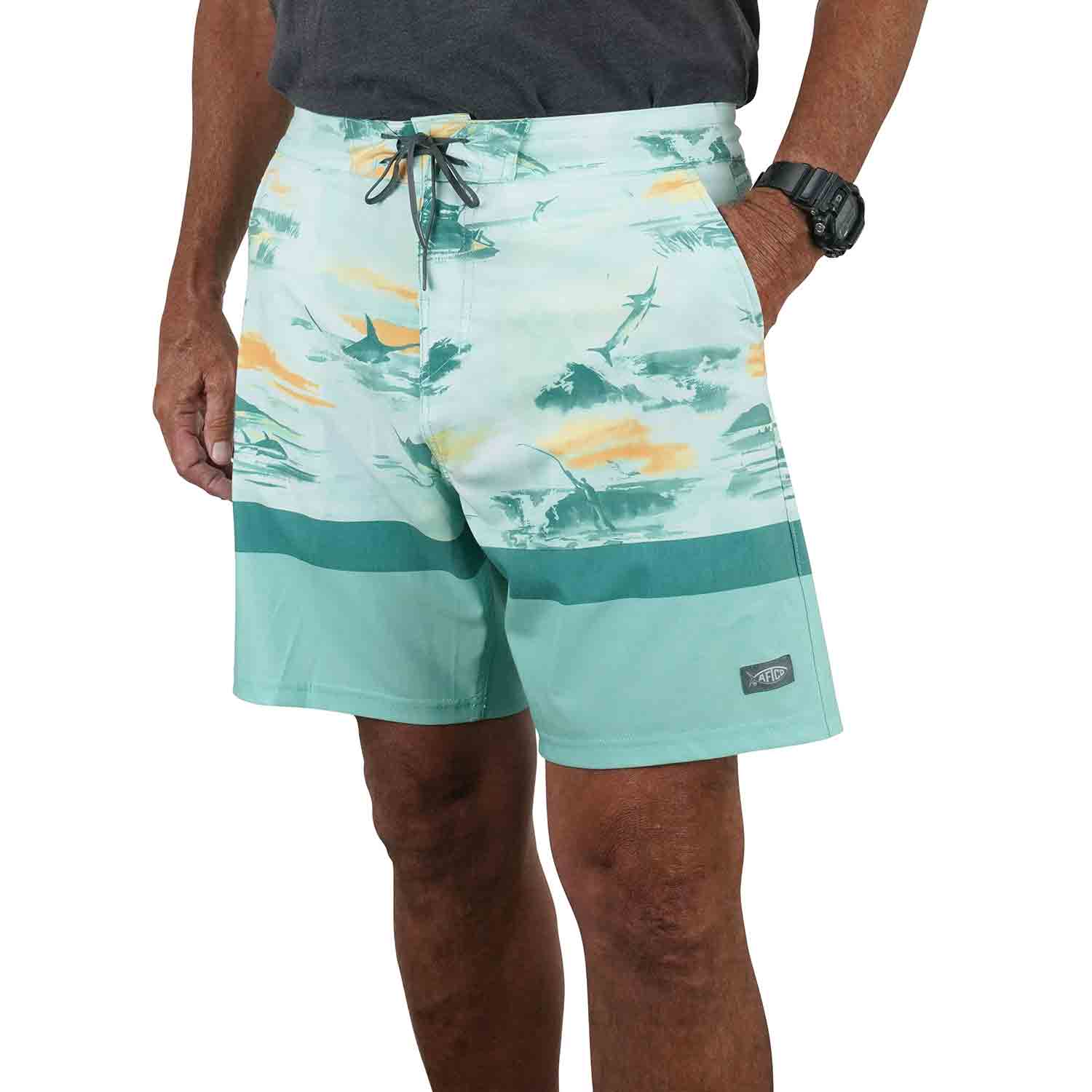 AFTCO Men's Cocoboardie Board Shorts